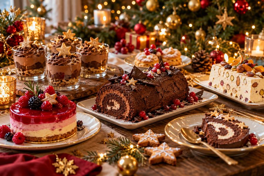 Dessert de Noël 2026 : 18 idées faciles, bûches et desserts à préparer à l’avance