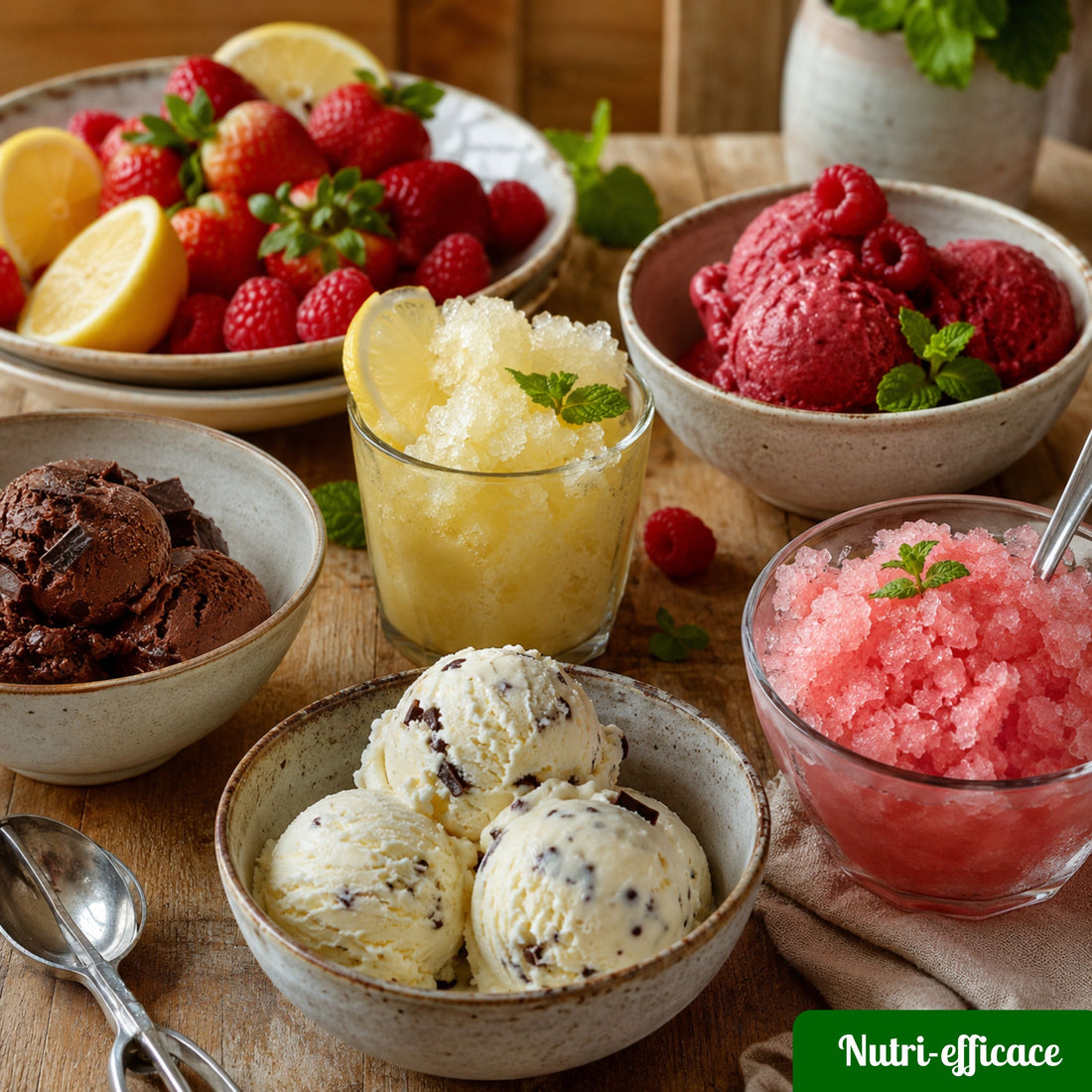 Glaces et granités sans sorbetière : 9 recettes maison pour se rafraîchir tout l’été