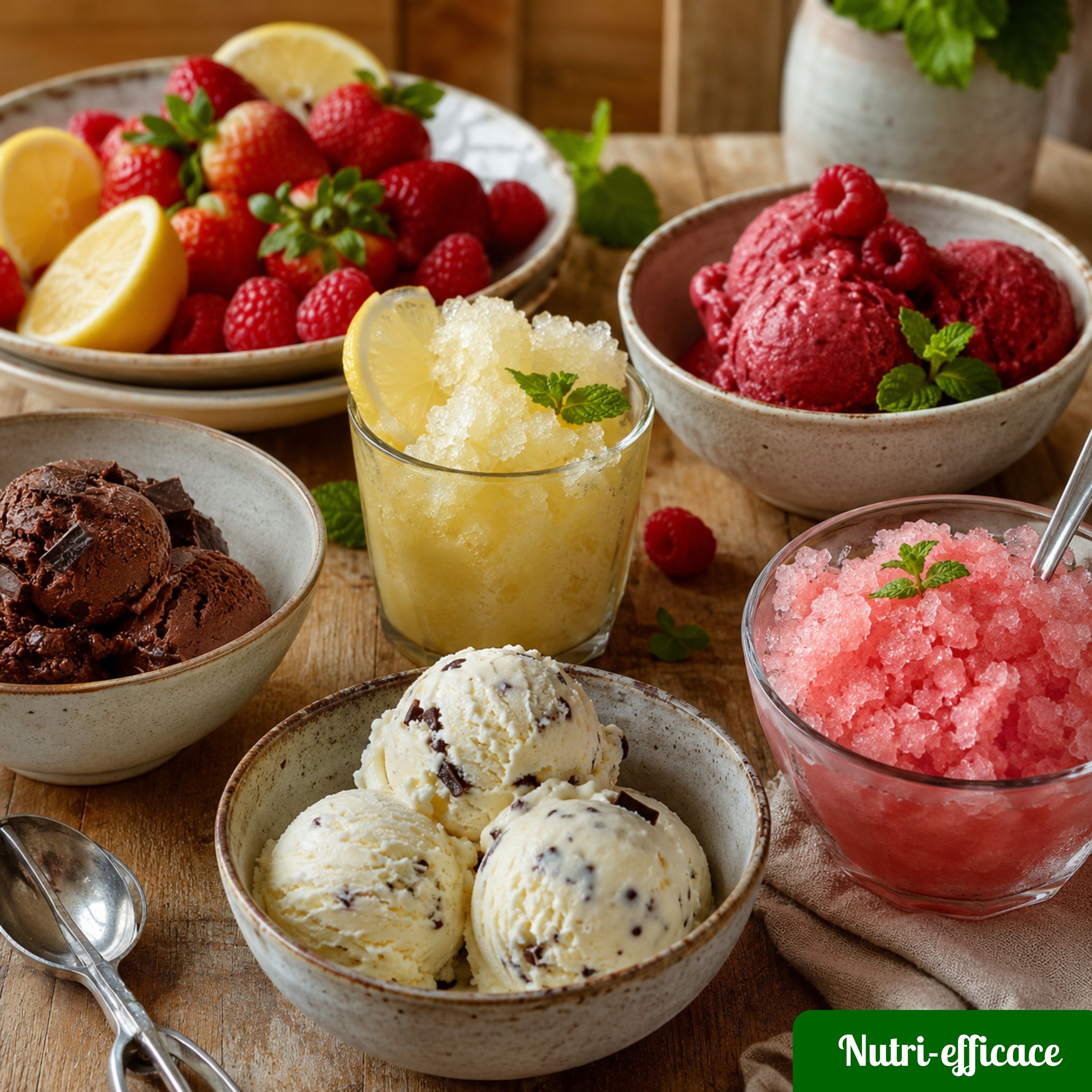 Glaces et granités sans sorbetière : 9 recettes maison pour se rafraîchir tout l’été
