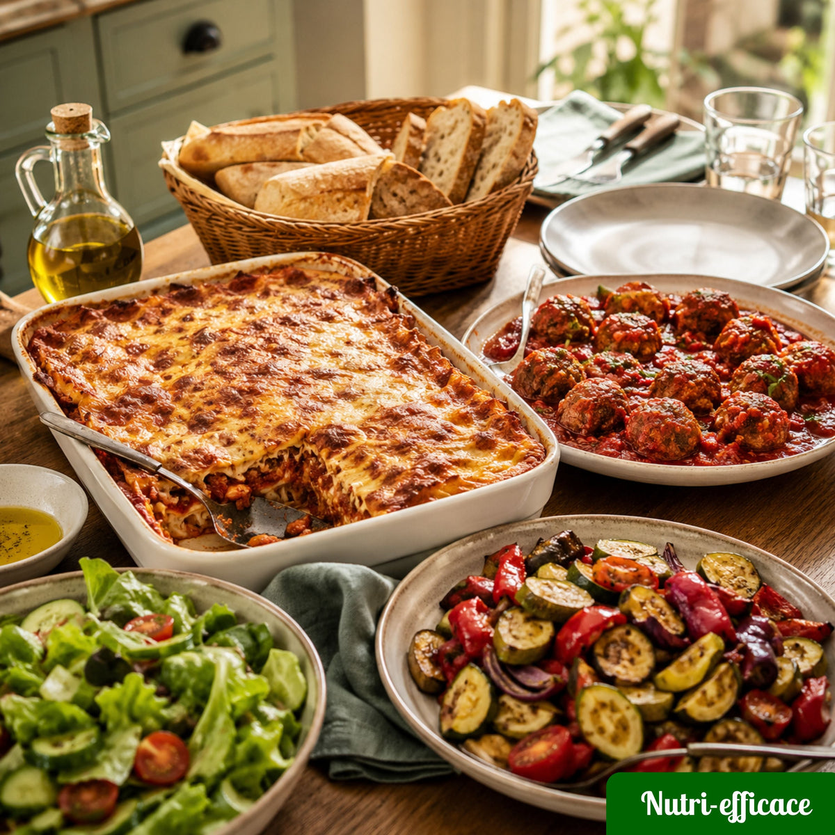 Plats économiques à congeler avec plusieurs repas maison préparés à l’avance