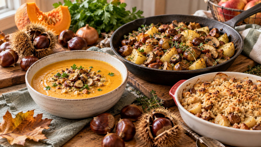 Que faire avec des châtaignes ? 8 recettes faciles sucrées et salées
