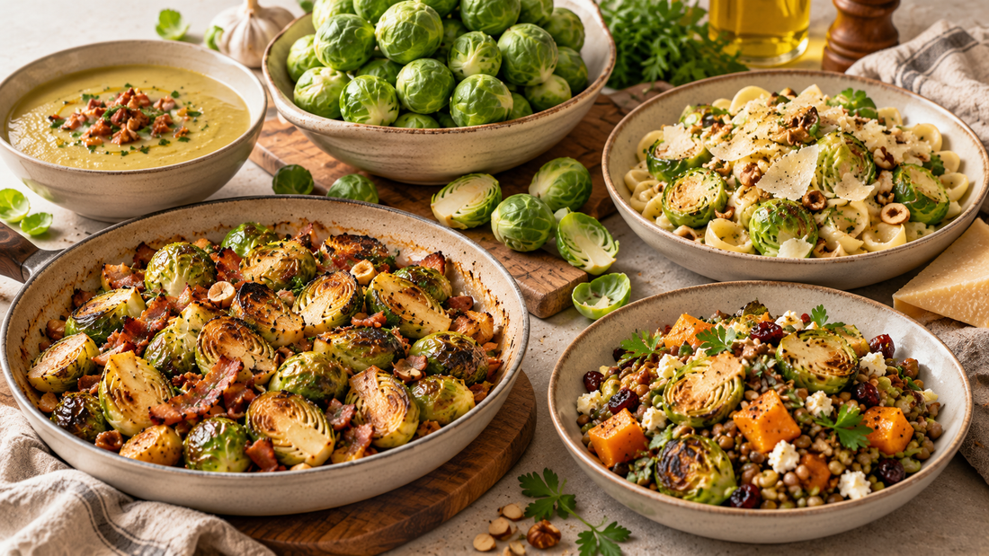Recettes faciles avec des choux de Bruxelles : poêlée, pâtes, soupe et salade tiède
