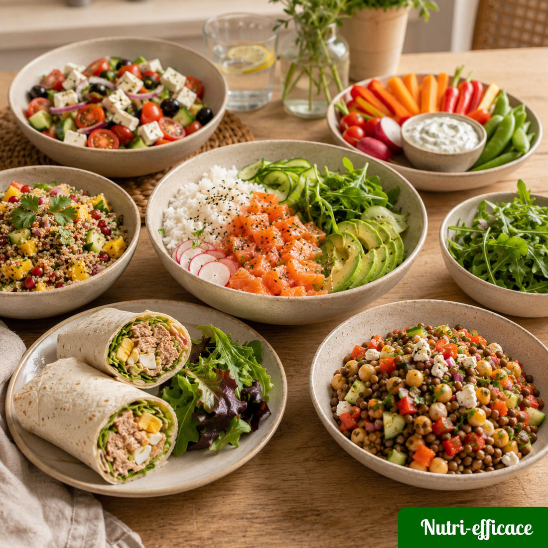 Salades repas froides : 6 recettes fraîches qui calent vraiment quand il fait chaud
