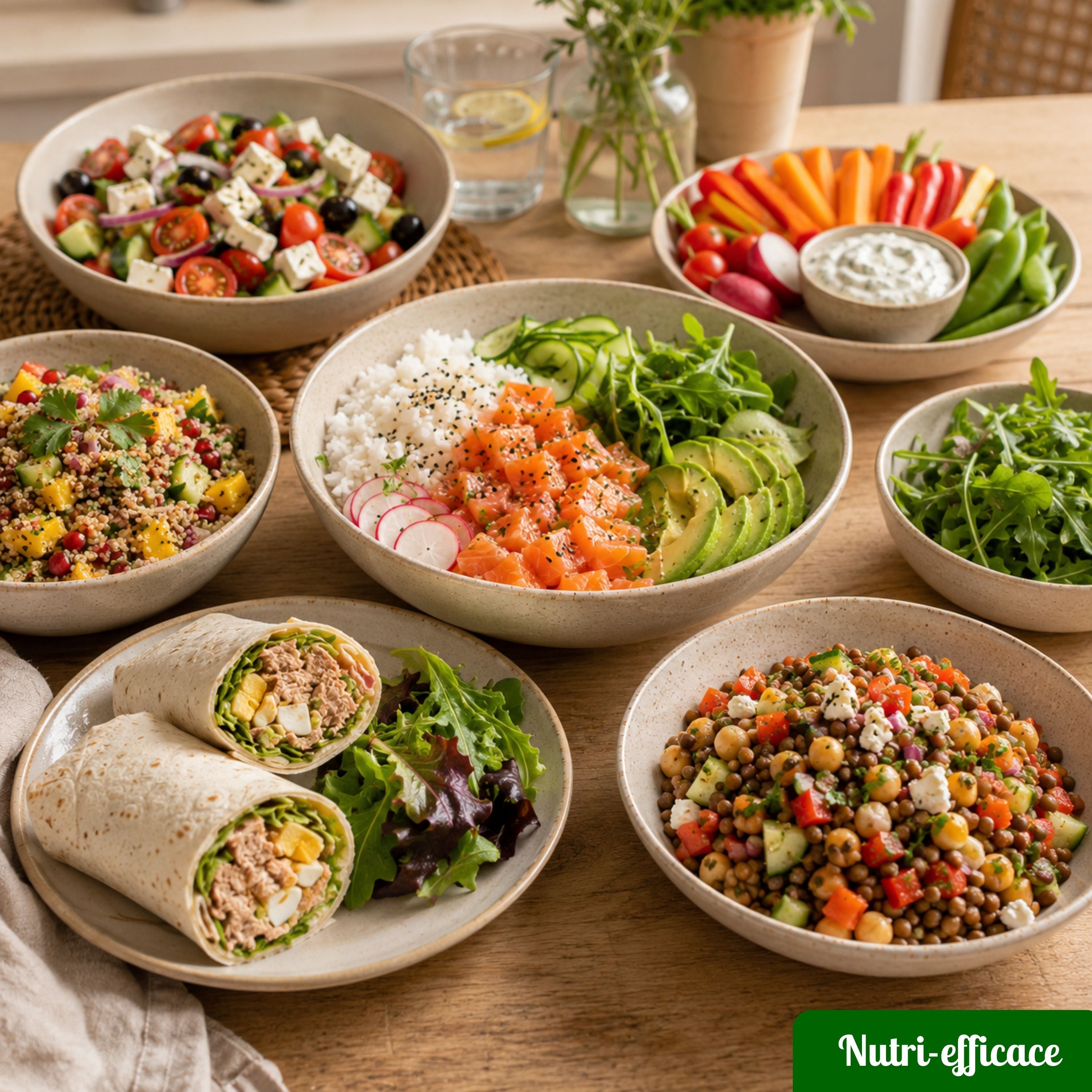 Salades repas froides : 6 recettes fraîches qui calent vraiment quand il fait chaud