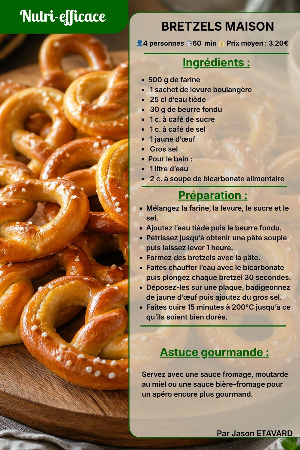 Bretzels maison 