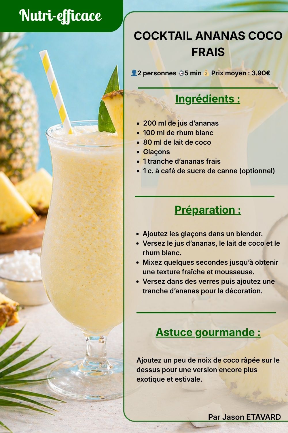 cocktail ananas 