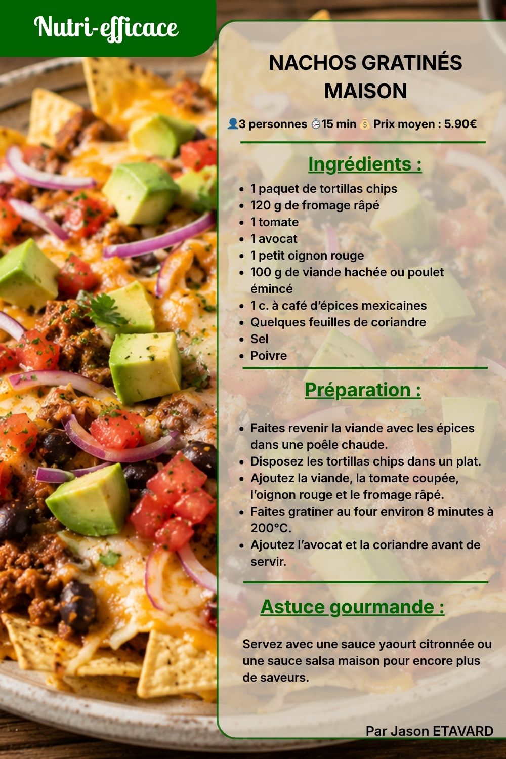nachos gratines 