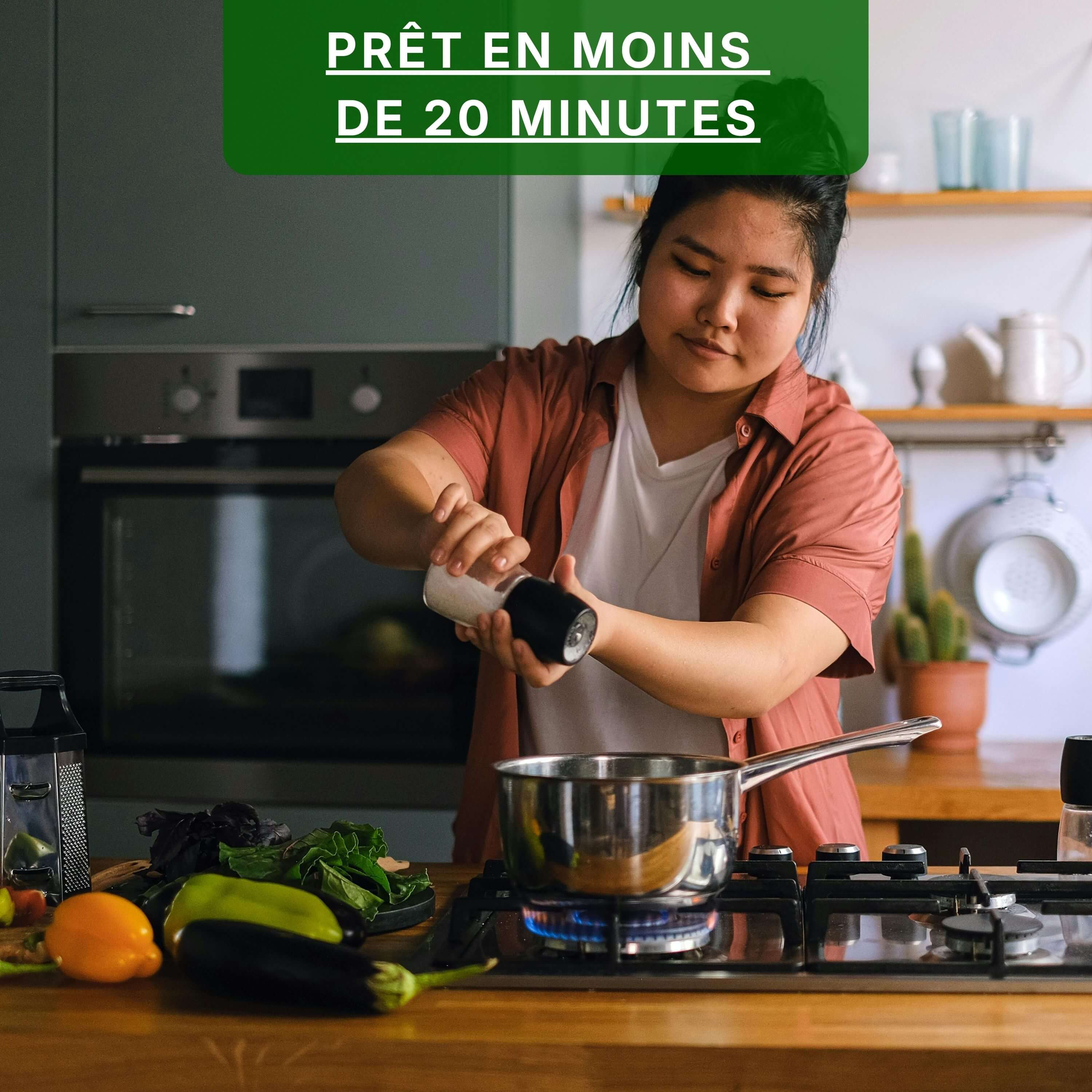 Prêt en moins de 20 minutes