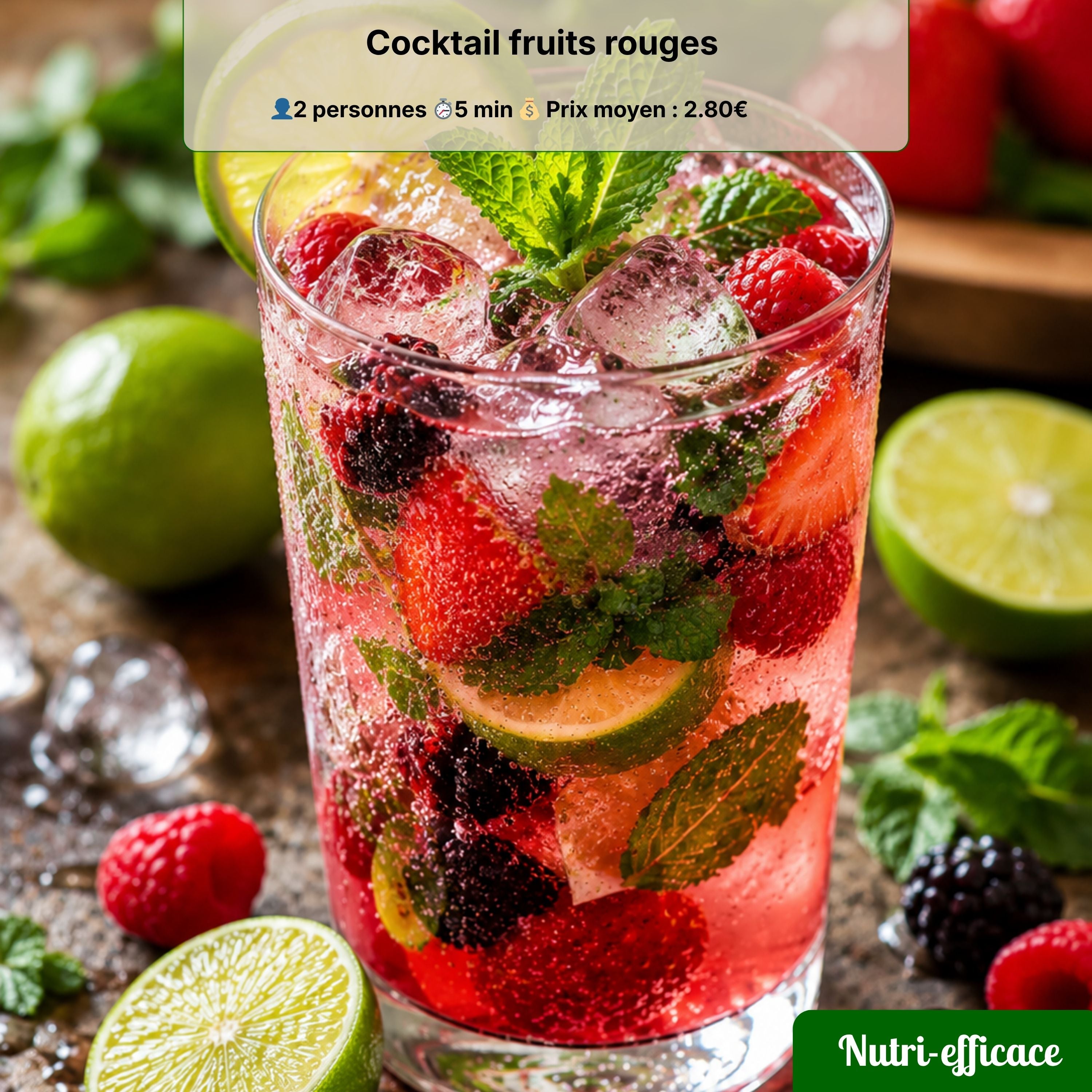 cocktail fruit rouge 