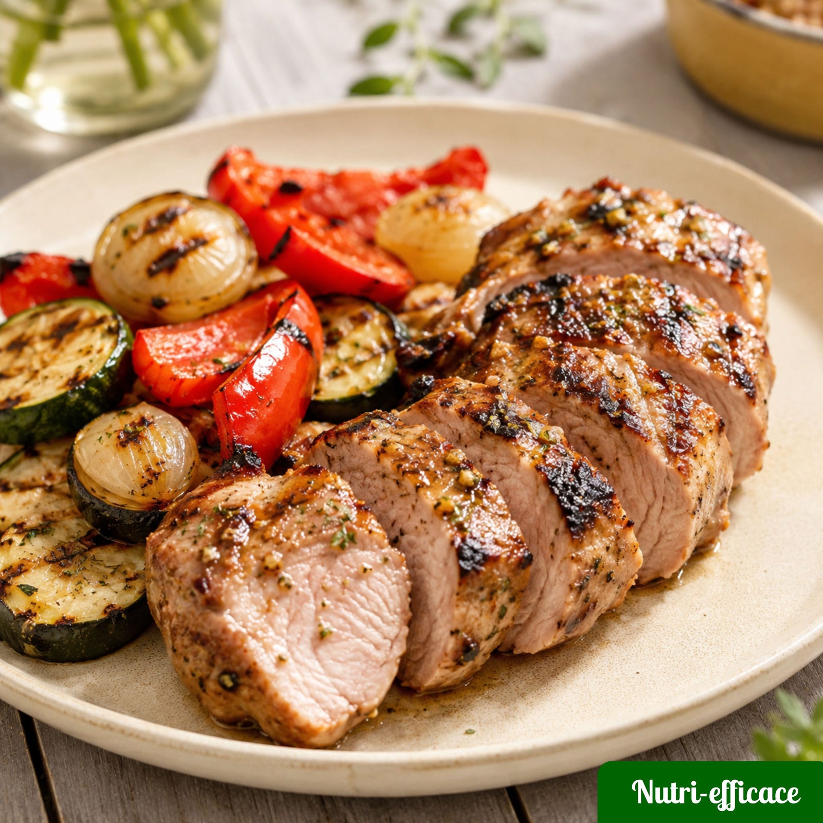 Filet mignon grillé et légumes d’été — Nutri-Efficace