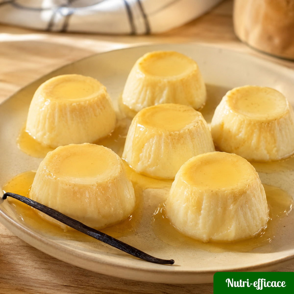 Petits flans vanille maison — Nutri-Efficace