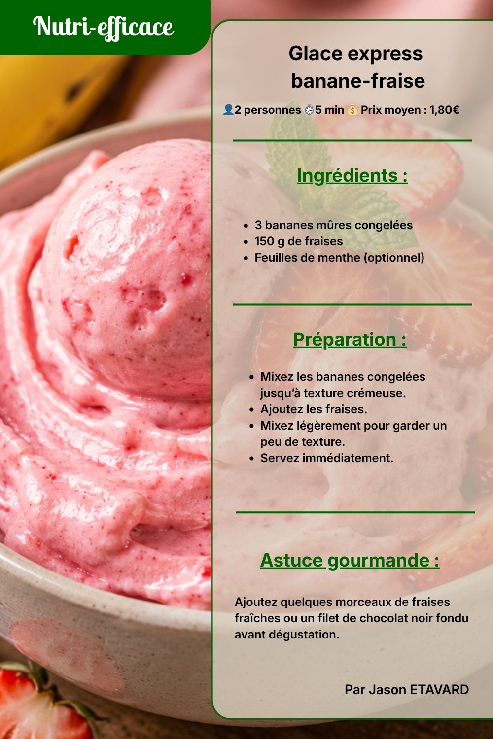 glace banane 