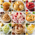 Recettes maison de glaces et granités équilibrés avec fruits frais, citron, framboise, melon, café glacé et desserts rafraîchissants faciles à préparer pour l’été
