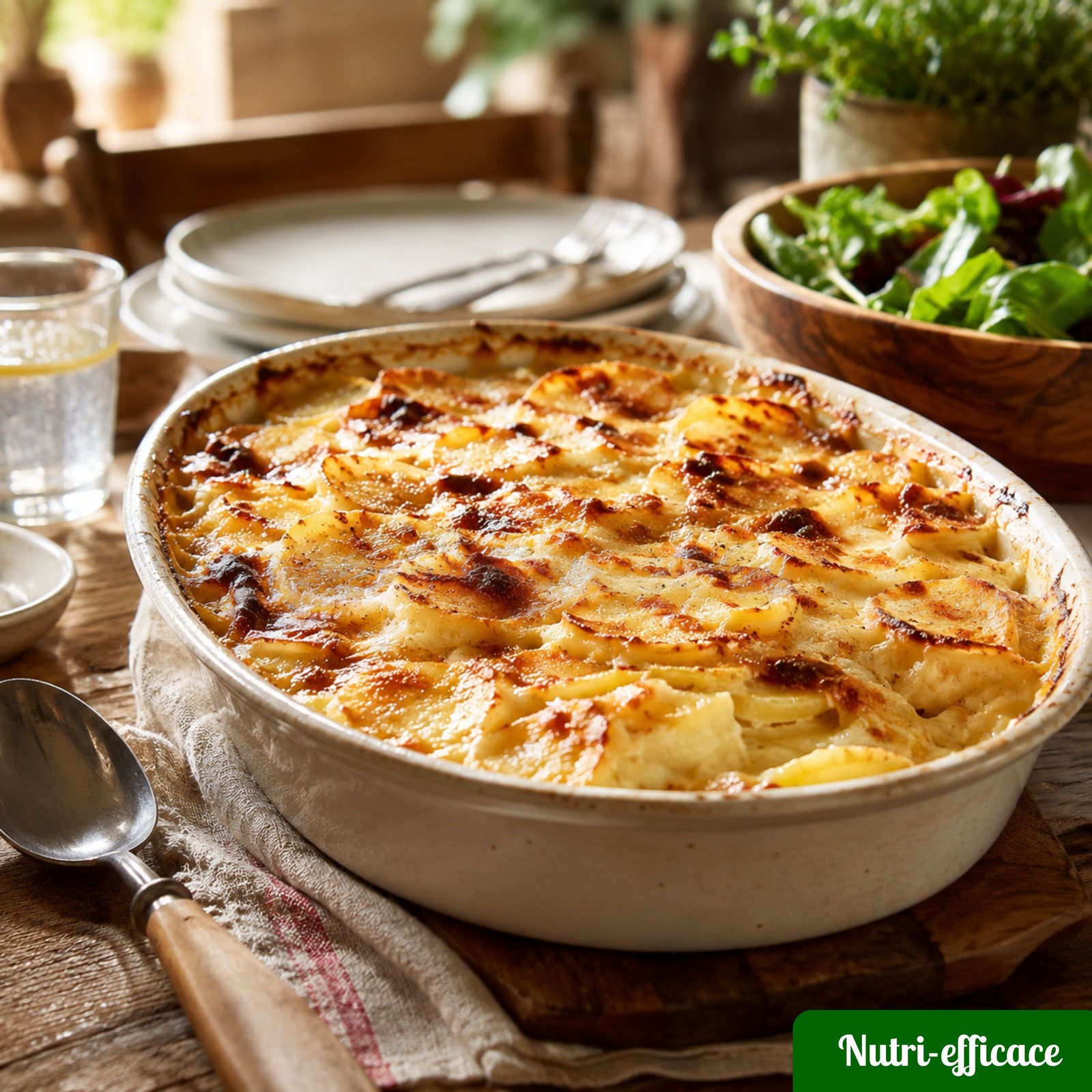 Gratin de pommes de terre façon grand-mère — Nutri-Efficace
