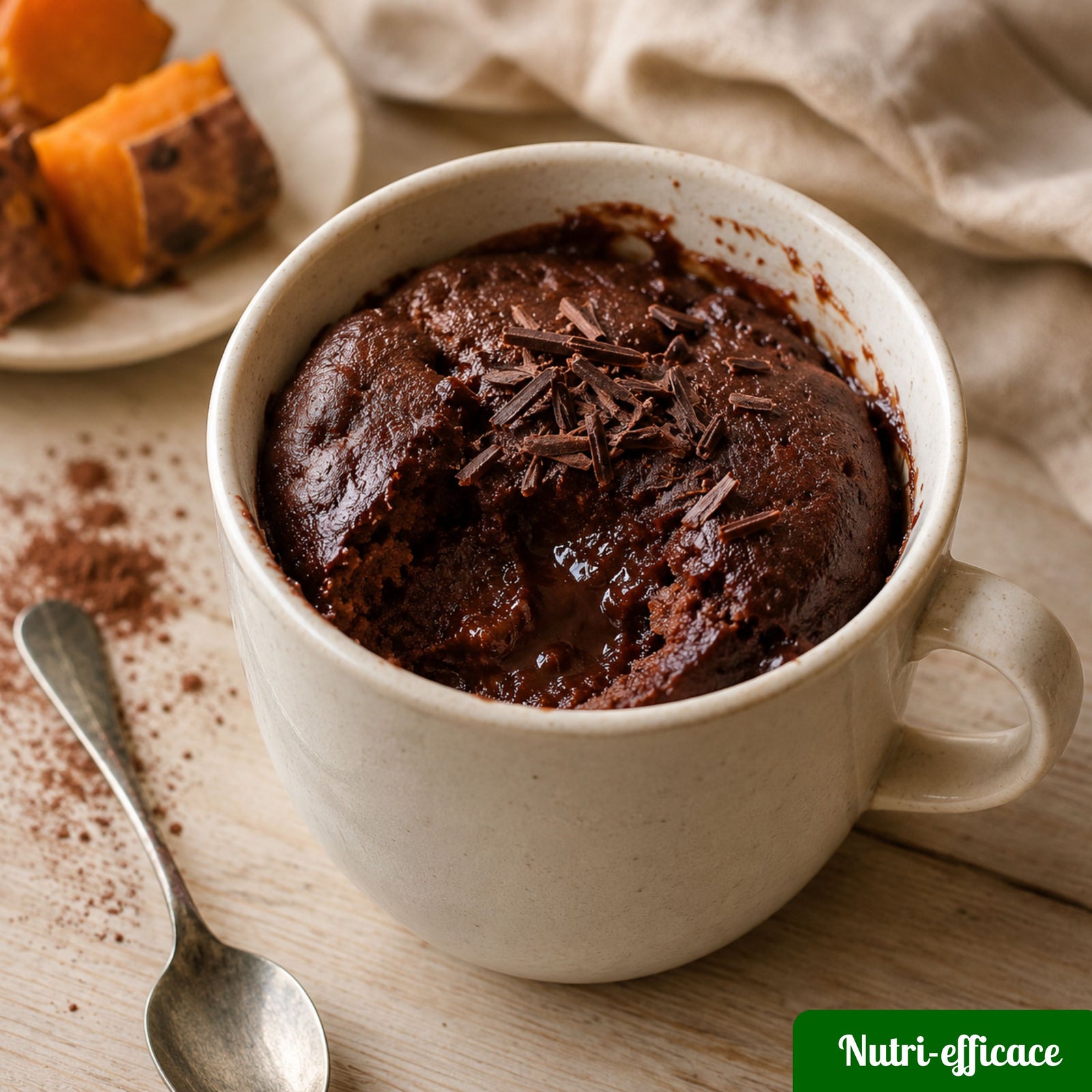 Mug cake chocolat fondant — Nutri-Efficace