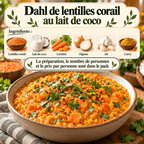 Plat maison coloré à base de légumes, servi chaud et présenté dans une fiche recette Nutri-Efficace.