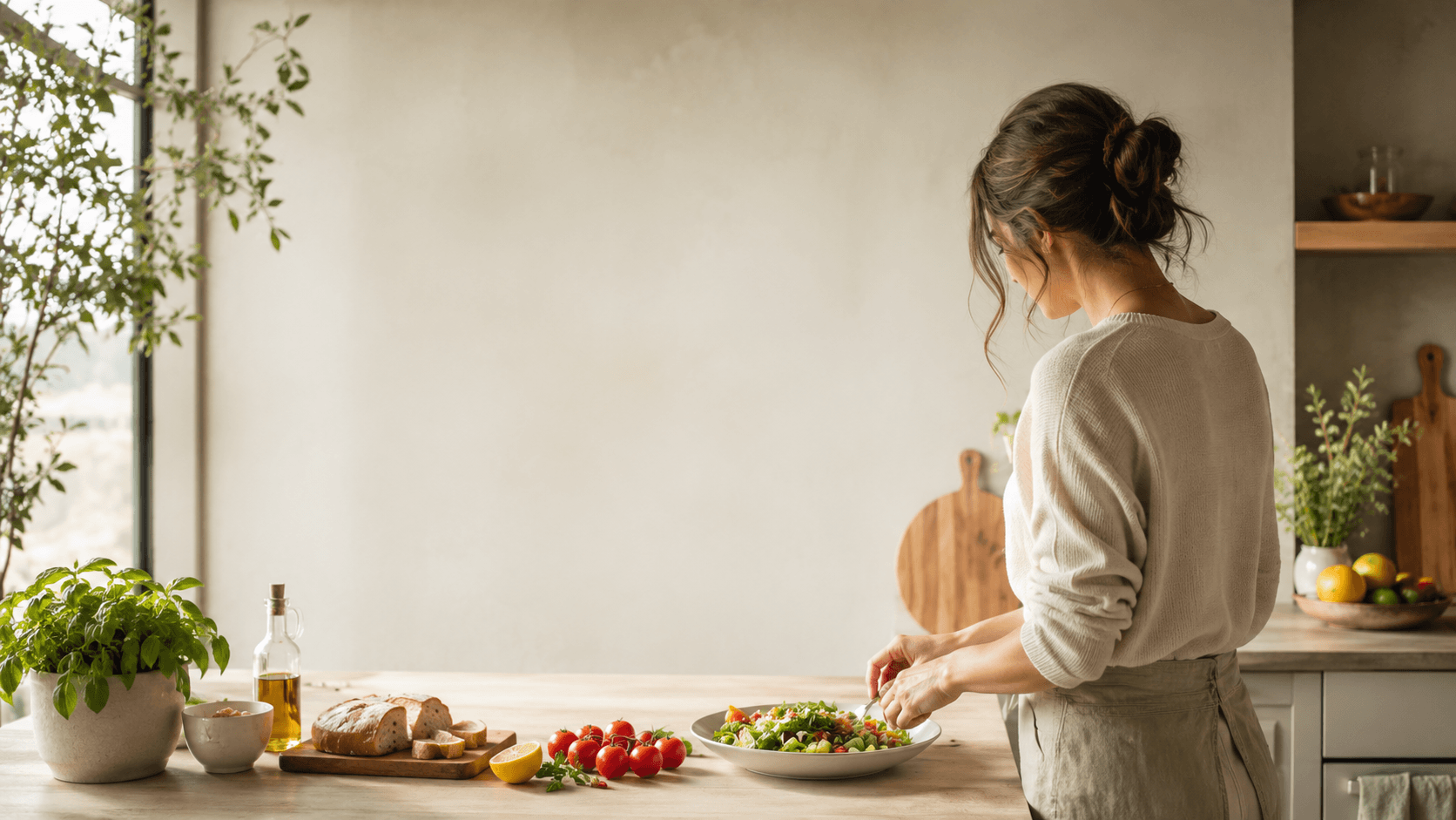Préparation d’un repas maison simple, équilibré et économique avec des ingrédients frais pour mieux manger sans exploser le budget courses