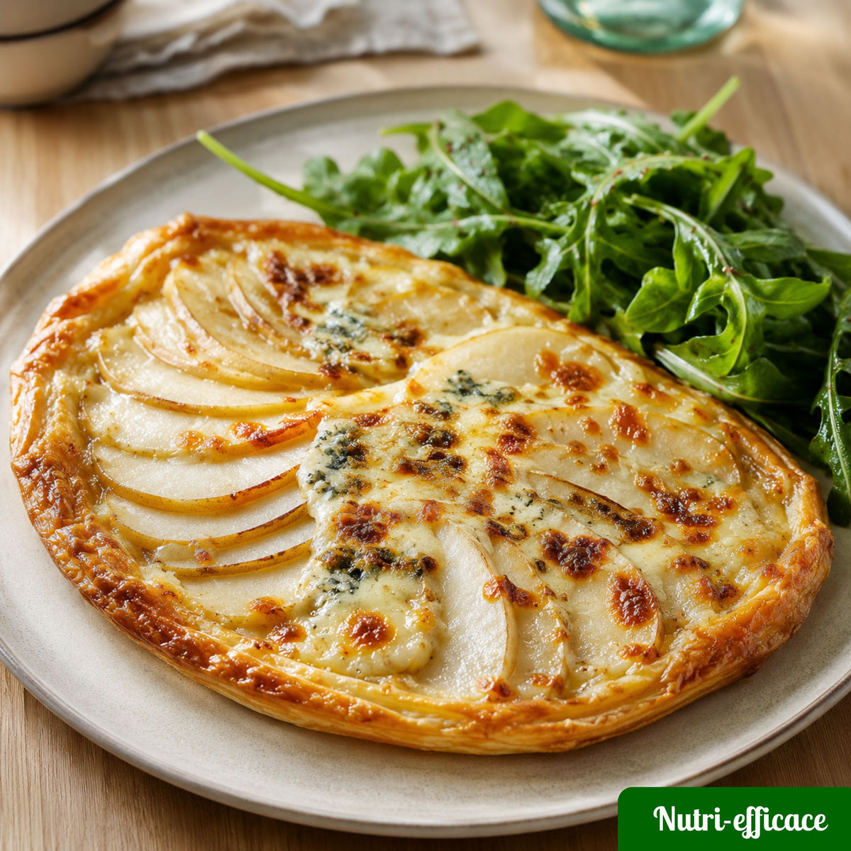Tarte fine aux poires et bleu — Nutri-Efficace